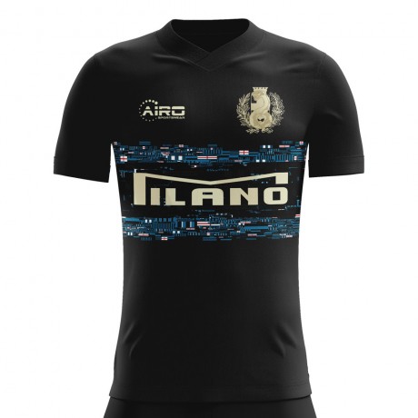 2023-2024 Inter Third Concept Football Shirt - Kids (Long Sleeve)