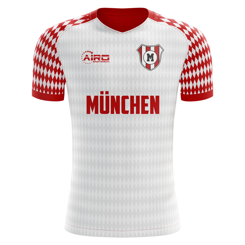 2025-2026 Munich Home Concept Football Shirt - Kids (Long Sleeve)