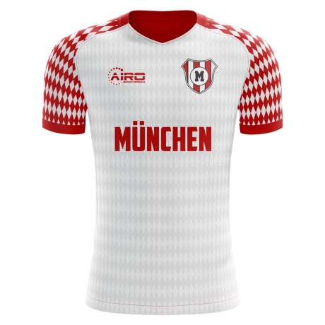 2025-2026 Munich Home Concept Football Shirt - Kids (Long Sleeve)