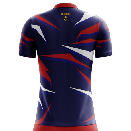 2025-2026 Malaysia Home Concept Football Shirt - Kids (Long Sleeve)