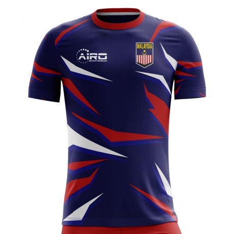 2025-2026 Malaysia Home Concept Football Shirt - Kids (Long Sleeve)