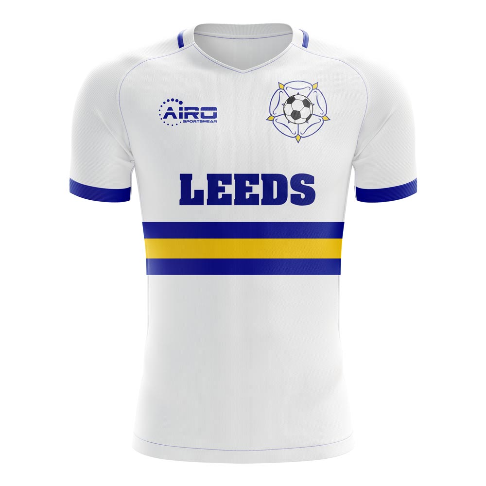 2023-2024 Leeds Home Concept Football Shirt - Kids (Long Sleeve)