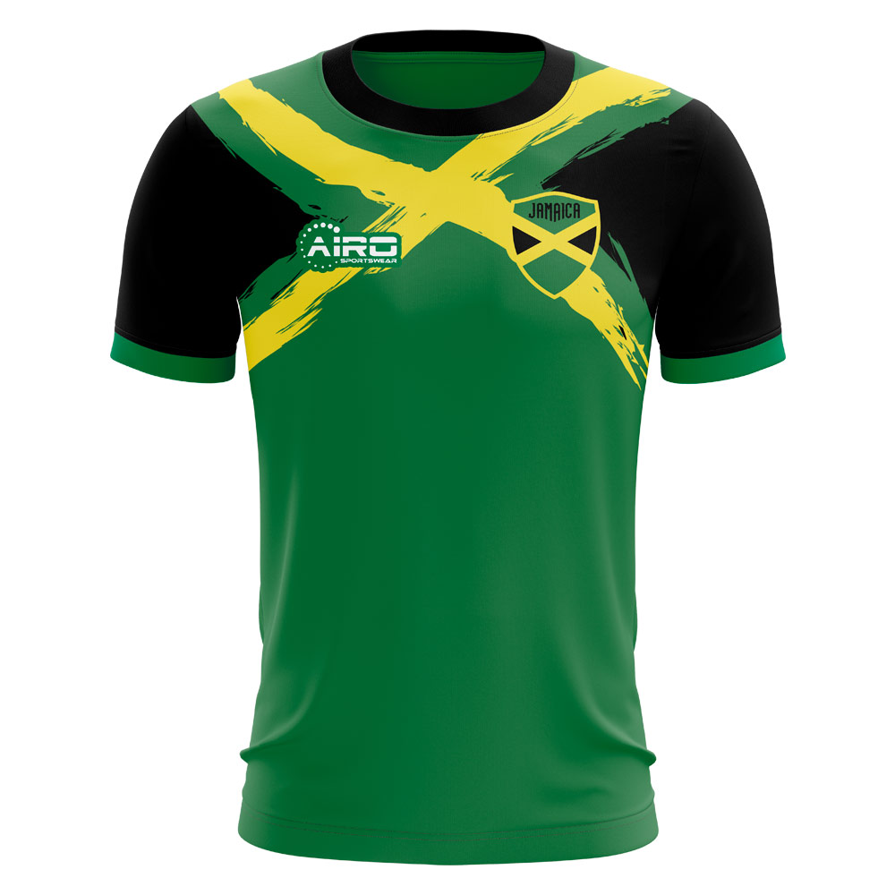 2023-2024 Jamaica Flag Concept Football Shirt - Womens