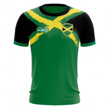 2023-2024 Jamaica Flag Concept Football Shirt (Your Name) - Kids