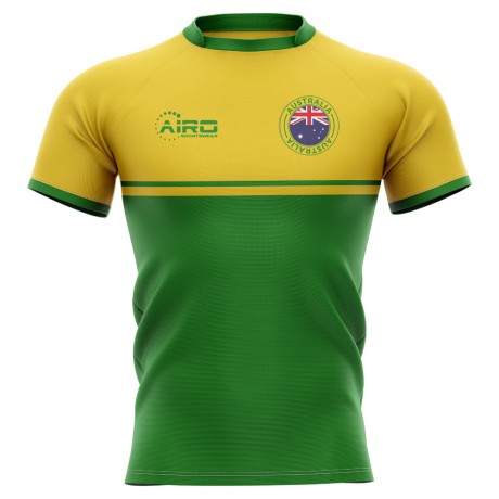 2023-2024 Australia Training Concept Rugby Shirt - Little Boys