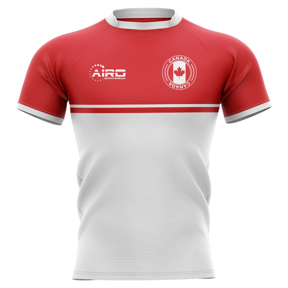 2023-2024 Canada Training Concept Rugby Shirt - Kids (Long Sleeve)