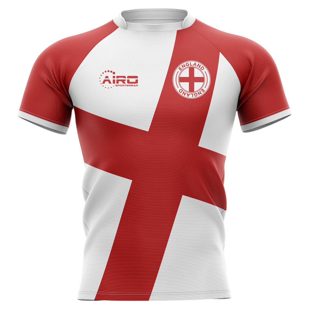 2023-2024 England Flag Concept Rugby Shirt - Adult Long Sleeve