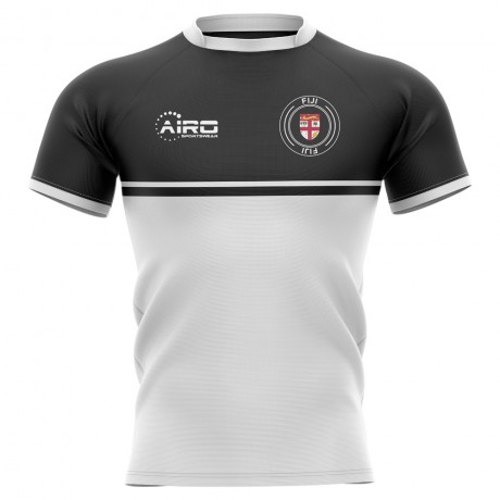 2023-2024 Fiji Training Concept Rugby Shirt - Kids (Long Sleeve)