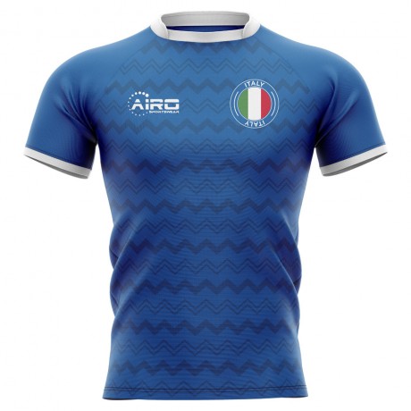 2023-2024 Italy Home Concept Rugby Shirt - Adult Long Sleeve