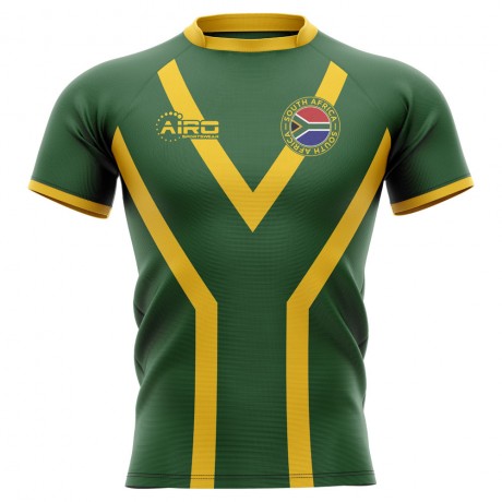 2023-2024 South Africa Springboks Flag Concept Rugby Shirt (Malherbe 3)