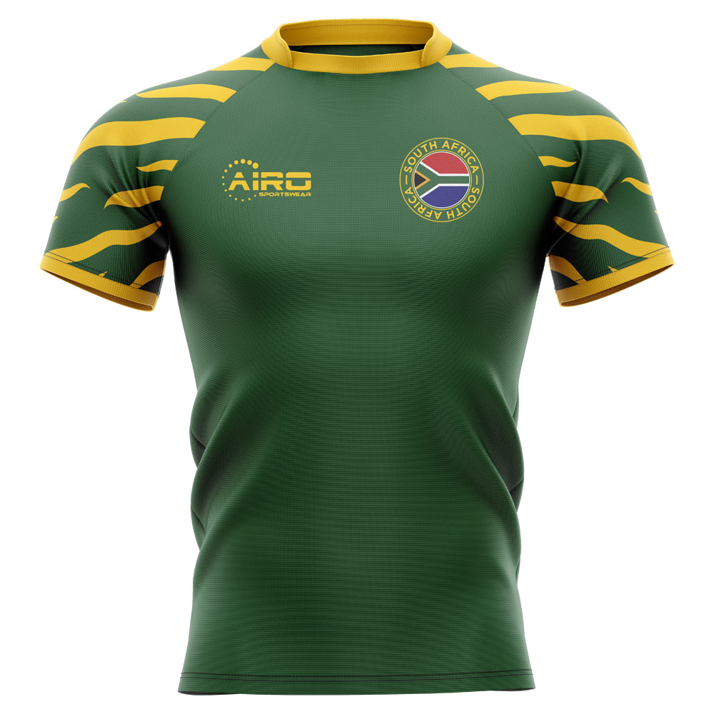 2023-2024 South Africa Springboks Home Concept Rugby Shirt - Adult Long Sleeve