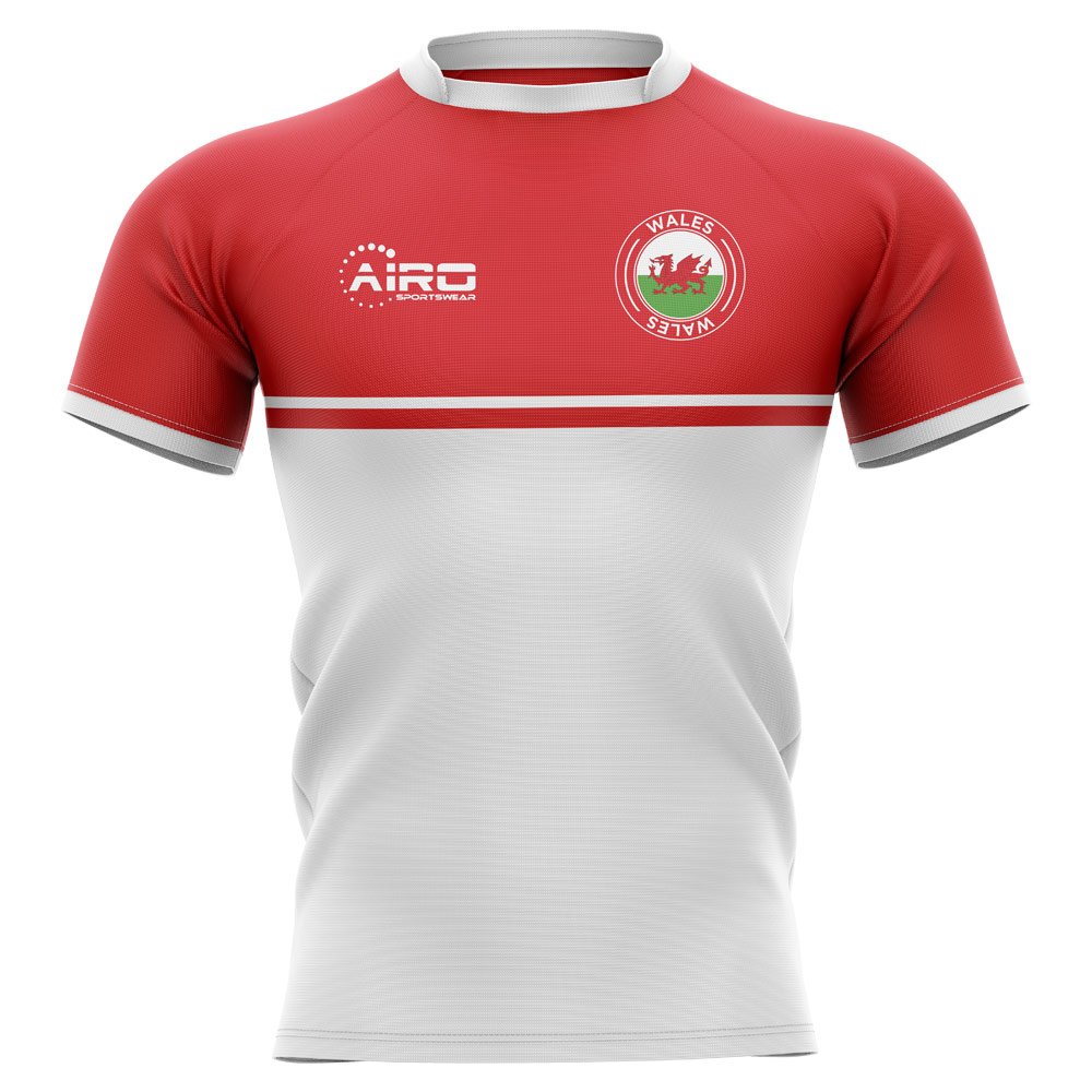 2023-2024 Wales Training Concept Rugby Shirt - Little Boys