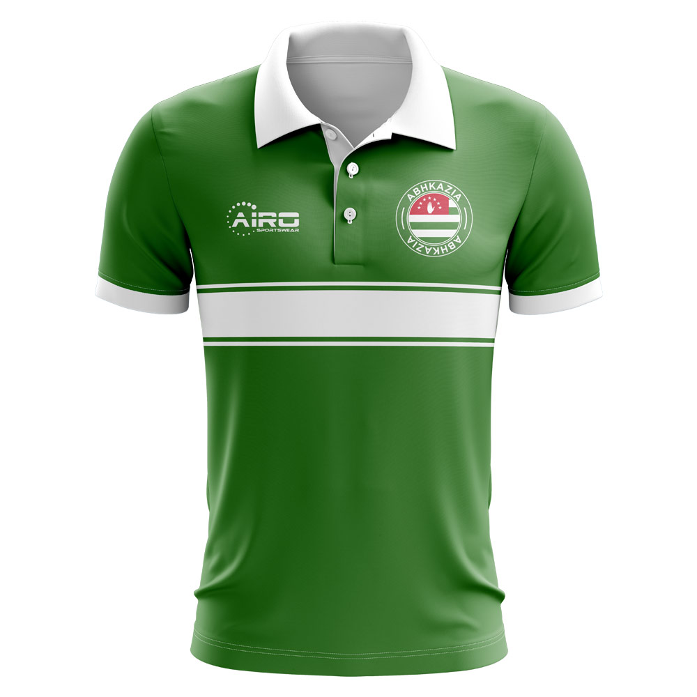 Abhkazia Concept Stripe Polo Shirt (Green)