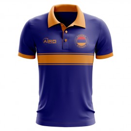 Armenia Concept Stripe Polo Shirt (Royal) - Kids
