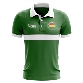 Bolivia Concept Stripe Polo Shirt (Green) - Kids