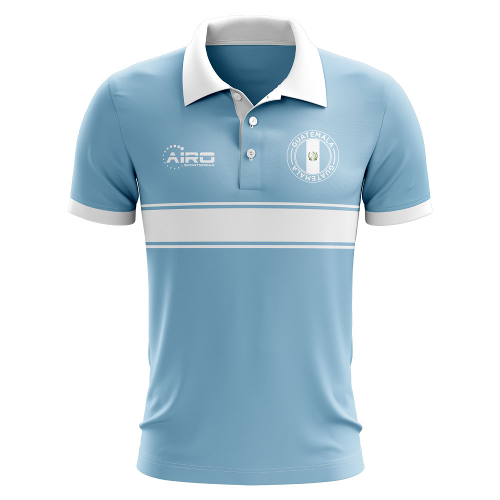 Guatemala Concept Stripe Polo Shirt (Sky)