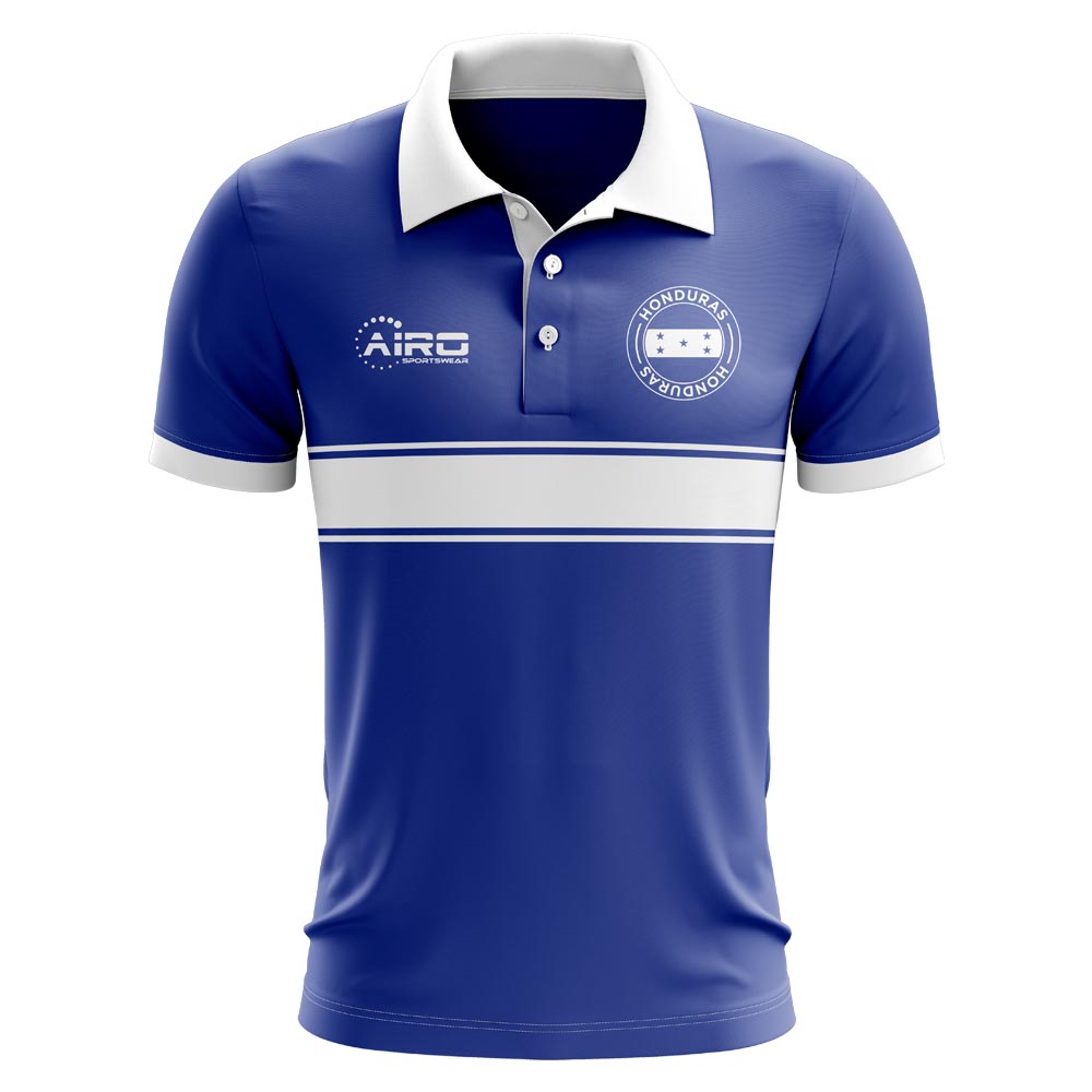 Honduras Concept Stripe Polo Shirt (Blue)