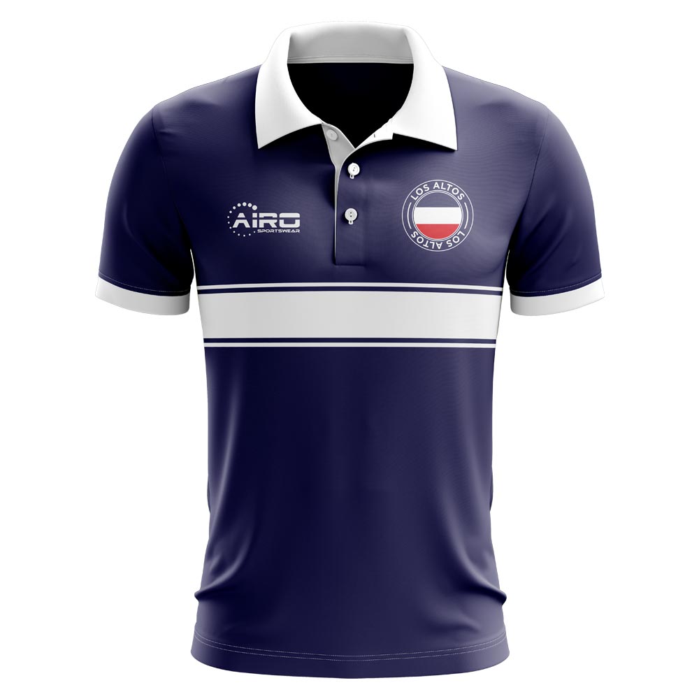 Los Altos Concept Stripe Polo Shirt (Navy)