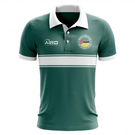 Mozambique Concept Stripe Polo Shirt (Green)