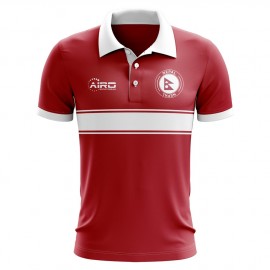 Nepal Concept Stripe Polo Shirt (Red) - Kids