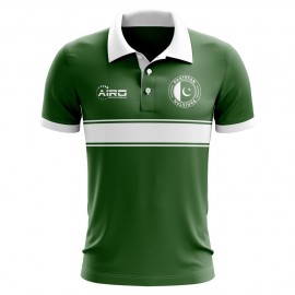 Pakistan Concept Stripe Polo Shirt (Green) - Kids