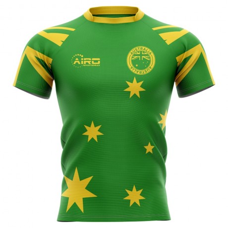 2023-2024 Australia Flag Concept Rugby Shirt - Womens