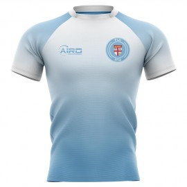 2023-2024 Fiji Home Concept Rugby Shirt - Kids (Long Sleeve)