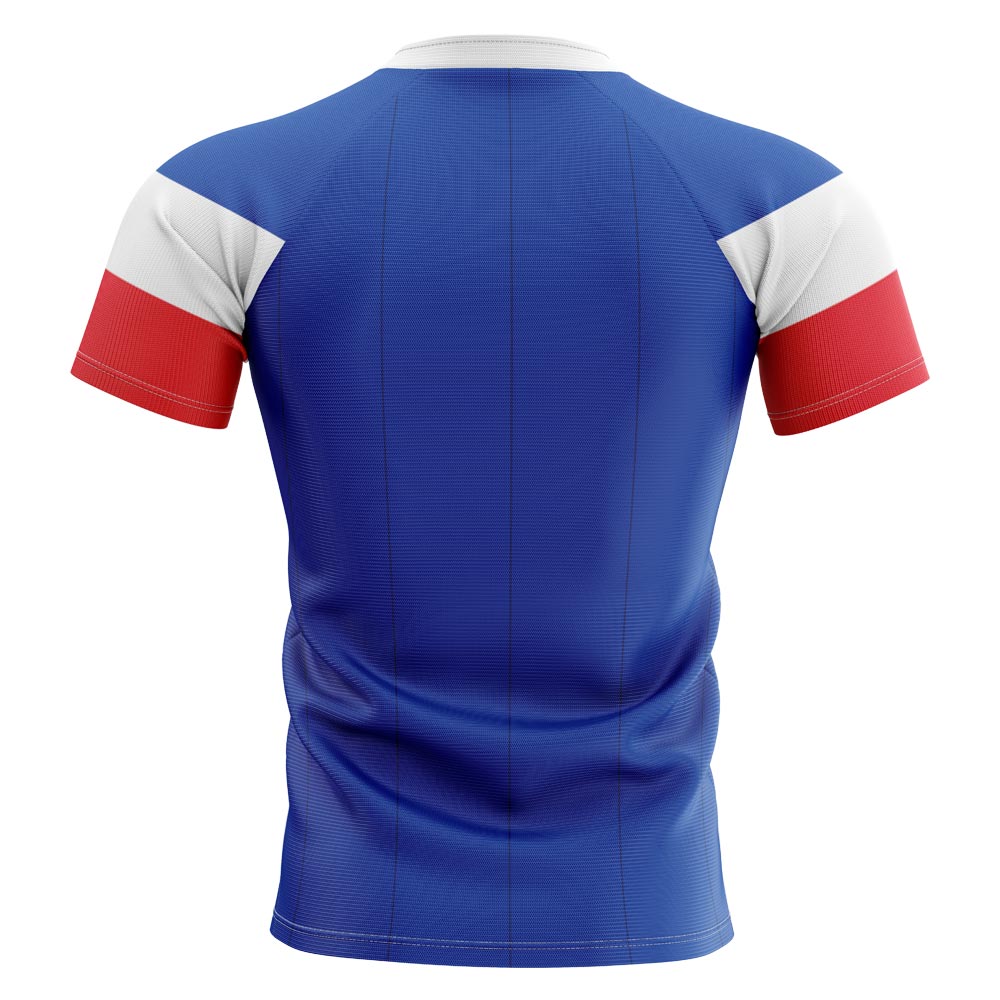20232024 France Home Concept Rugby Shirt Kids (Long Sleeve)