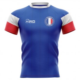 2022-2023 France Home Concept Rugby Shirt - Adult Long Sleeve