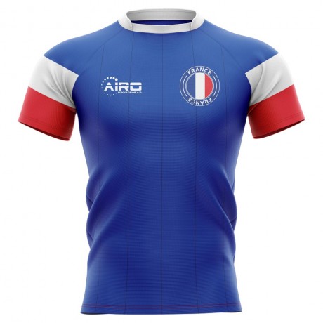 2023-2024 France Home Concept Rugby Shirt - Adult Long Sleeve