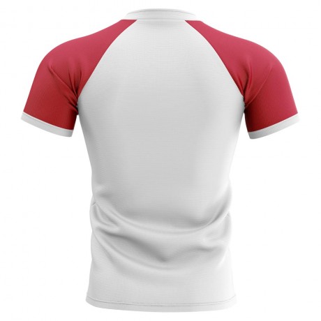 2023-2024 Georgia Flag Concept Rugby Shirt - Adult Long Sleeve