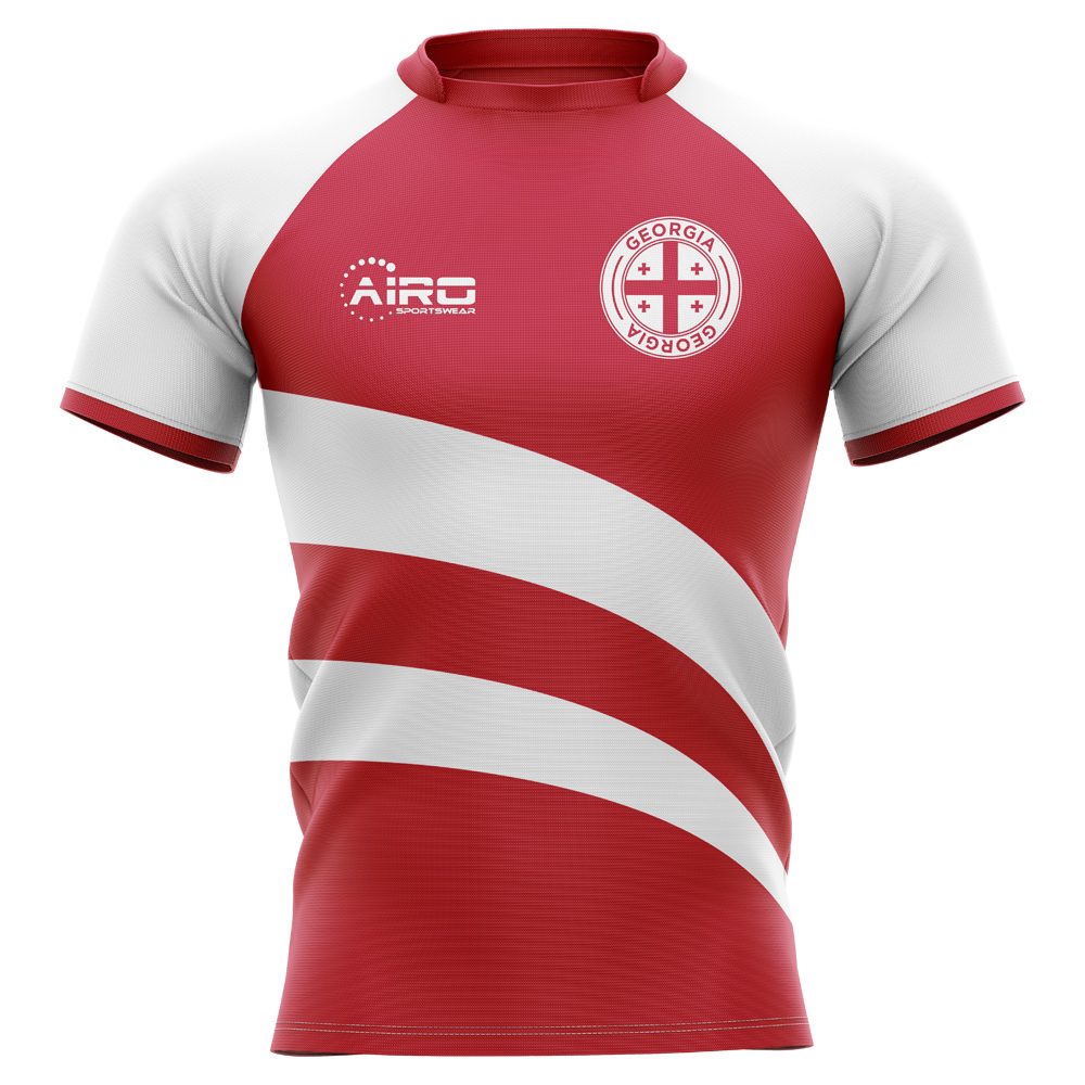 2023-2024 Georgia Home Concept Rugby Shirt - Kids (Long Sleeve)