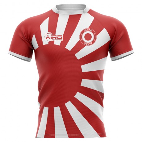 2023-2024 Japan Flag Concept Rugby Shirt - Adult Long Sleeve