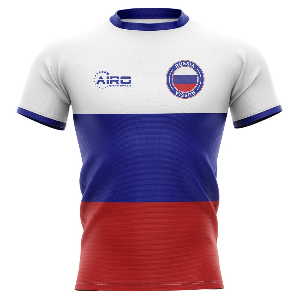 2023-2024 Russia Flag Concept Rugby Shirt - Kids
