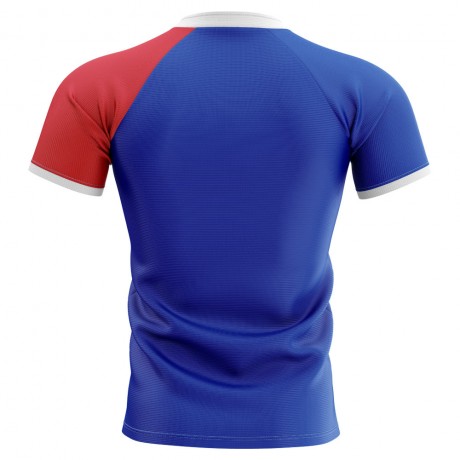 2023-2024 Samoa Flag Concept Rugby Shirt - Womens