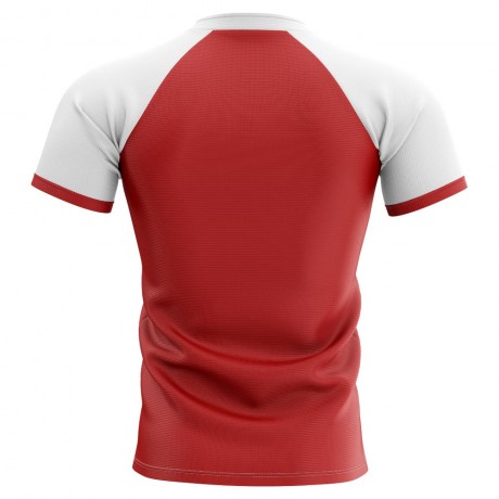 2023-2024 Tonga Home Concept Rugby Shirt - Adult Long Sleeve