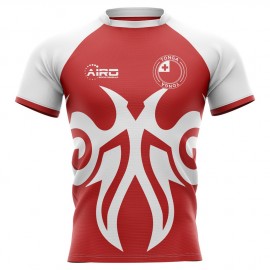 2023-2024 Tonga Home Concept Rugby Shirt - Kids