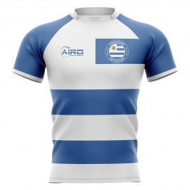 2023-2024 Uruguay Flag Concept Rugby Shirt - Adult Long Sleeve