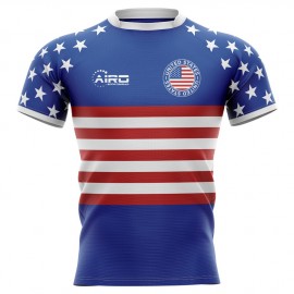 2023-2024 United States USA Flag Concept Rugby Shirt - Kids (Long Sleeve)