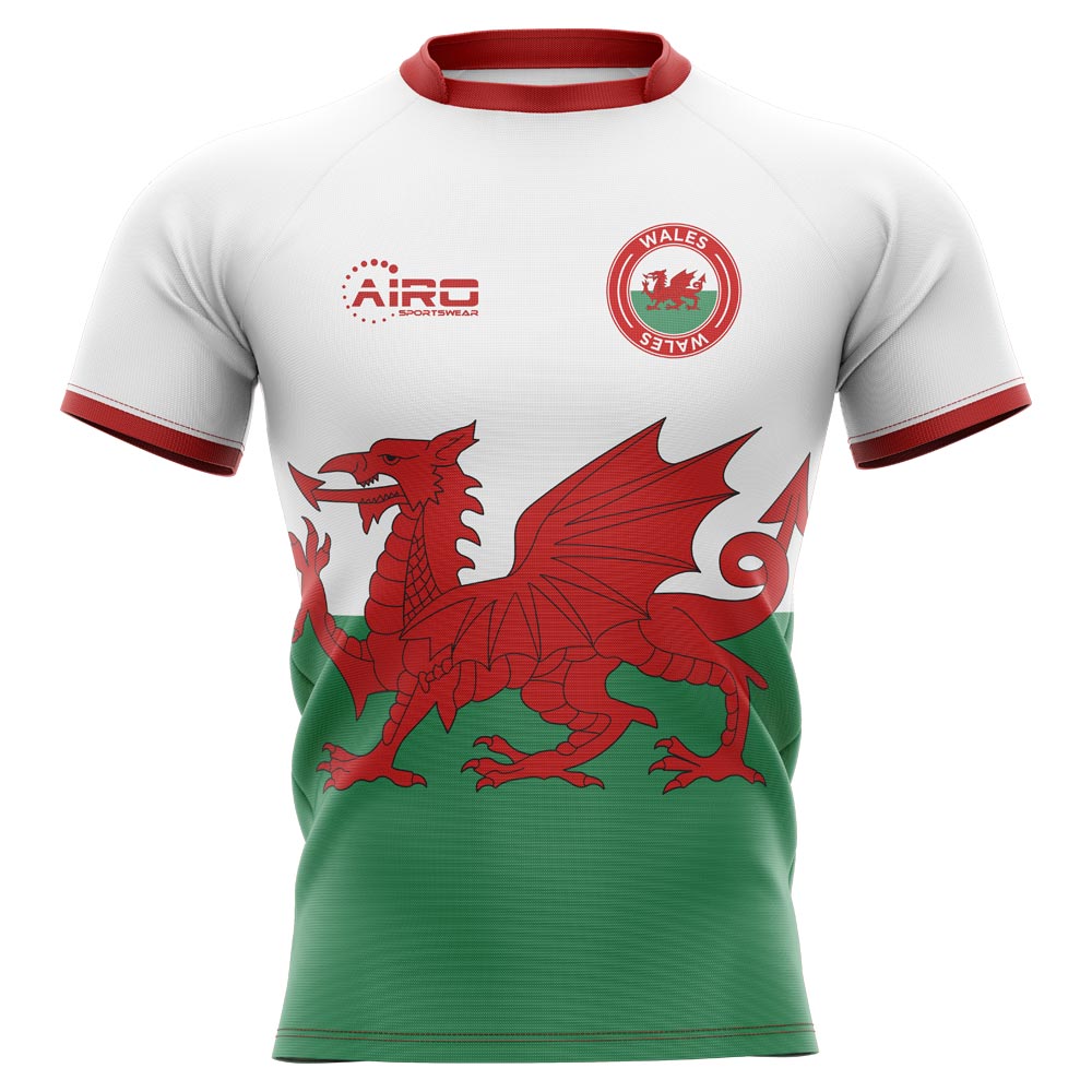 2020-2021 Wales Flag Concept Rugby Shirt - Adult Long Sleeve