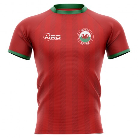 2023-2024 Wales Home Concept Rugby Shirt - Adult Long Sleeve