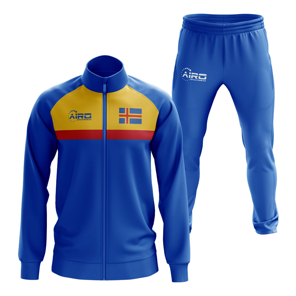 Aland Concept Football Tracksuit (Royal)