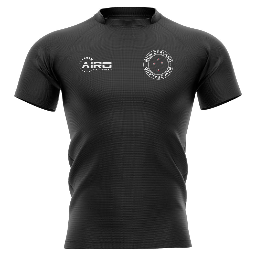 2023-2024 New Zealand All Blacks Home Concept Rugby Shirt - Adult Long Sleeve