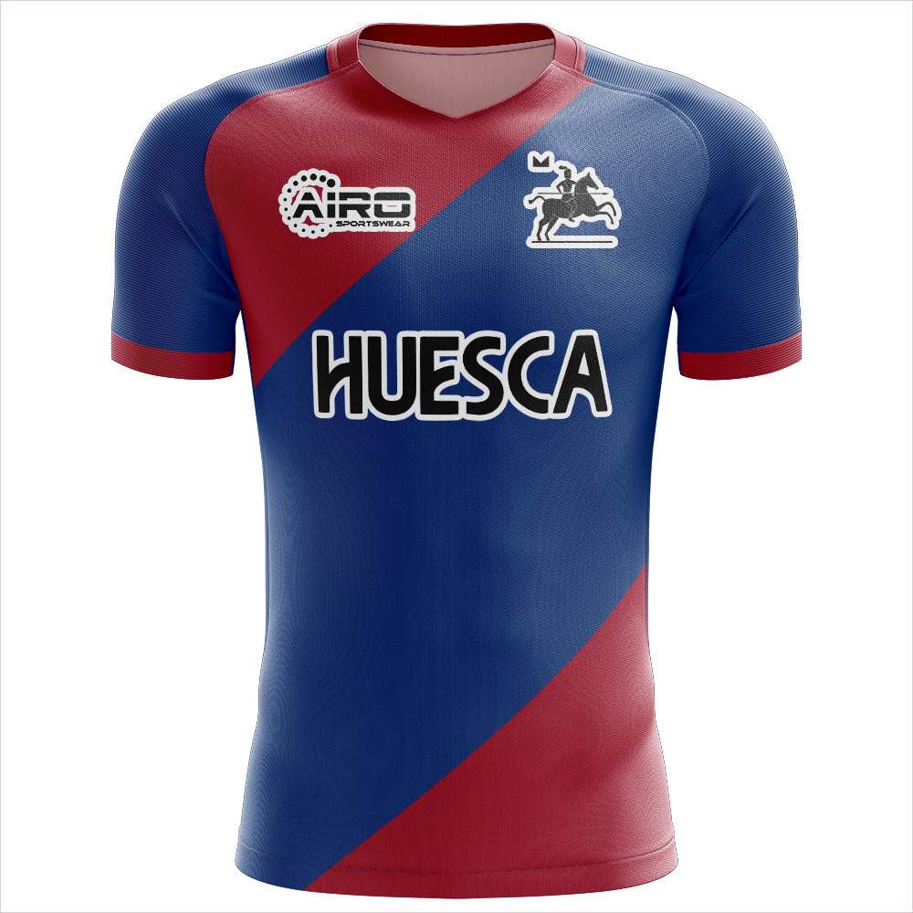 2025-2026 SD Huesca Home Concept Football Shirt - Kids (Long Sleeve)