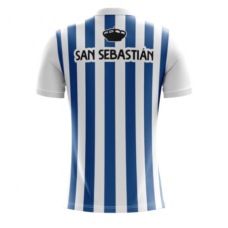 2023-2024 Real Sociedad Home Concept Football Shirt - Adult Long Sleeve