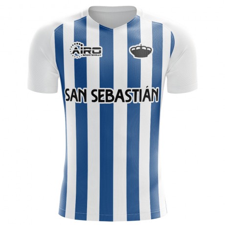 2023-2024 Real Sociedad Home Concept Football Shirt - Baby