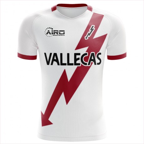 2023-2024 Rayo Vallecano Home Concept Football Shirt - Adult Long Sleeve