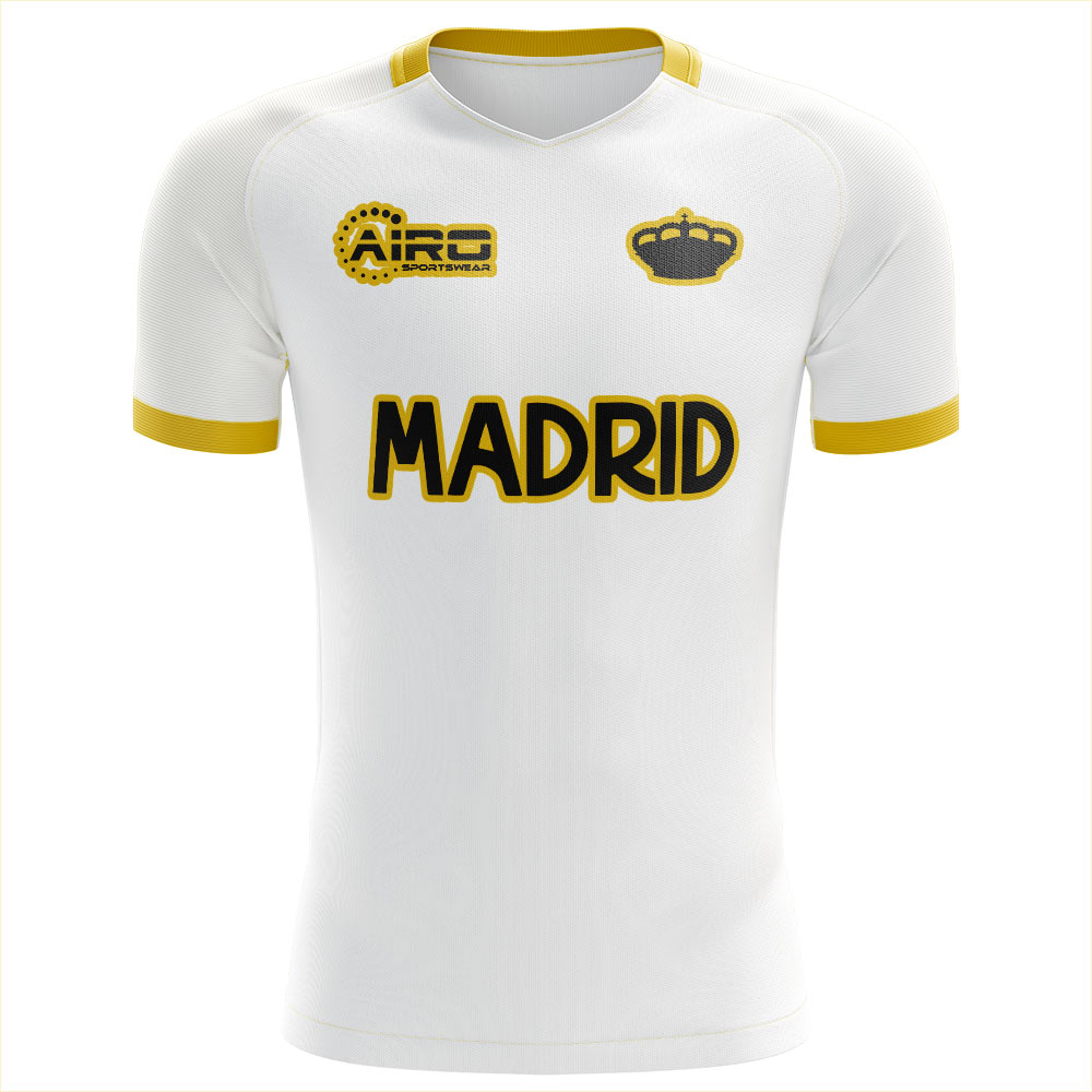 2023-2024 Madrid Concept Training Shirt (White) - Kids (Long Sleeve)