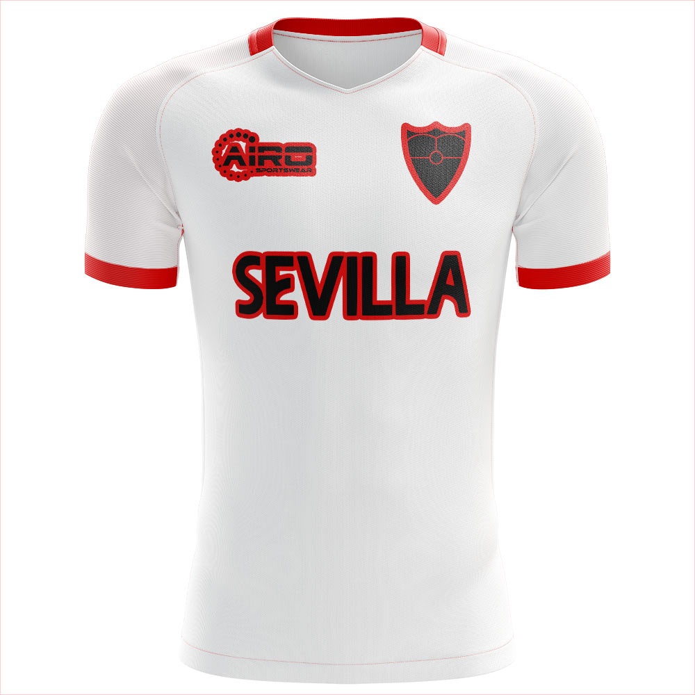 2024-2025 Seville Concept Training Shirt (White) - Adult Long Sleeve