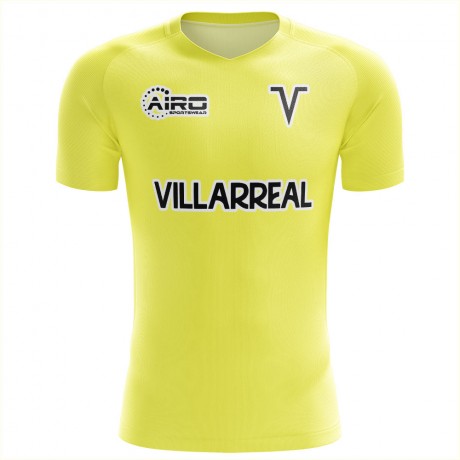 2025-2026 Villarreal Concept Training Shirt (Yellow) - Kids